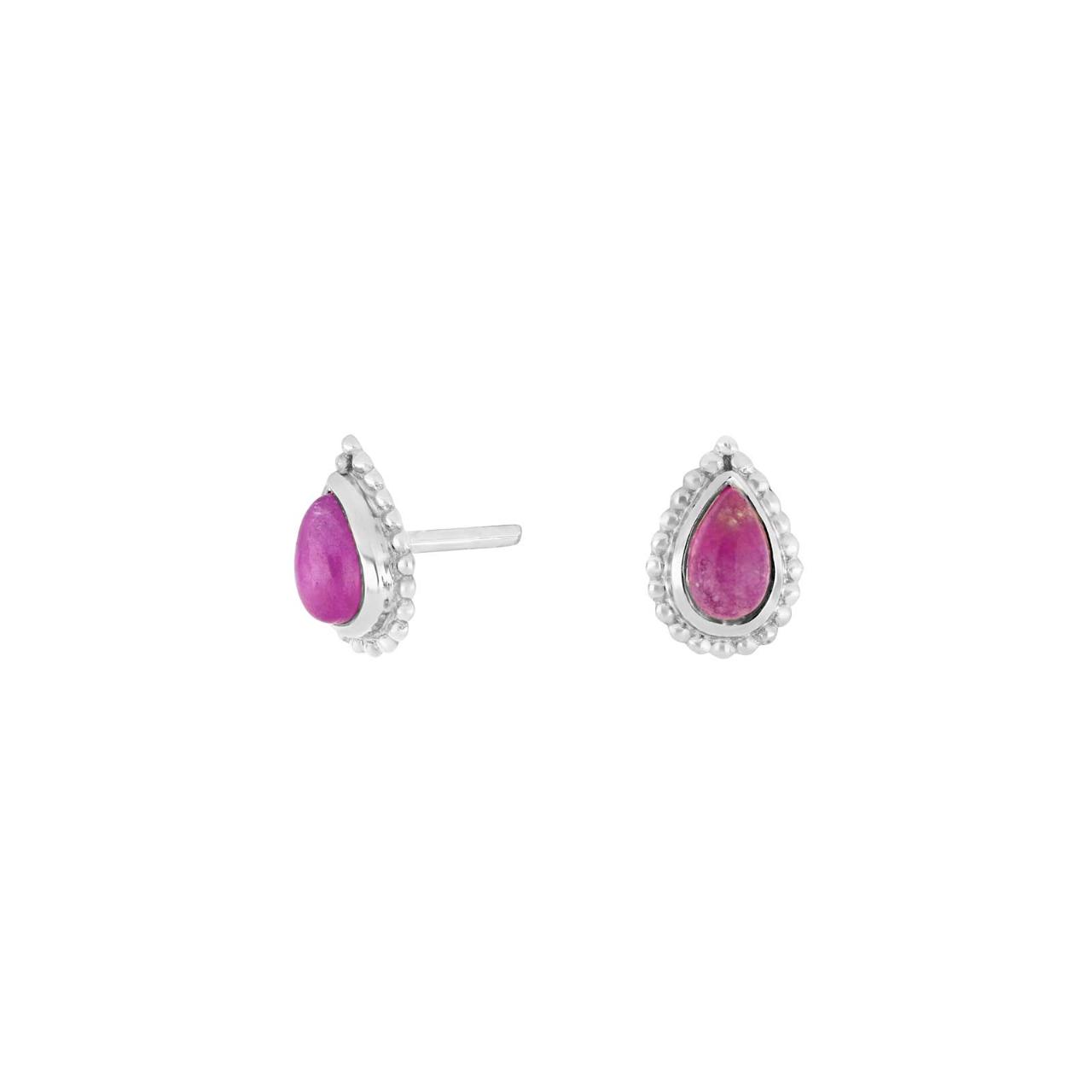 Rhd. sil earrings JOY52 LQ drop 
