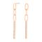Rosegold-plated silver earring KLEONOR 
