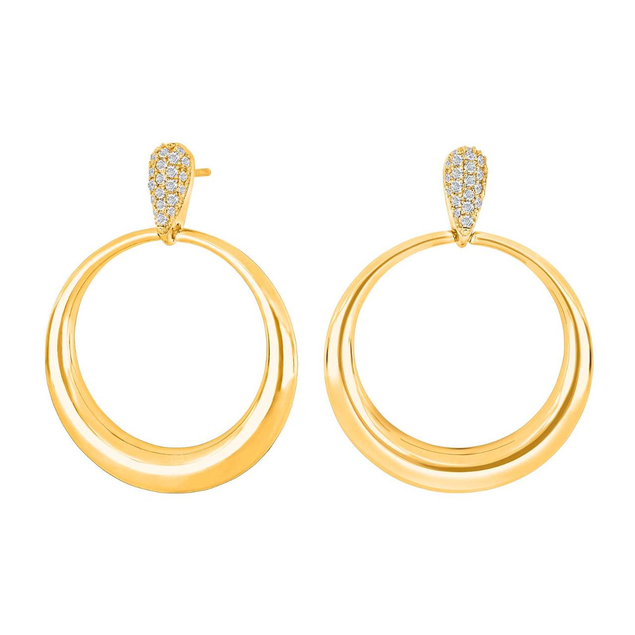 Gold-plated silver earring KIMINOR 