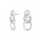 Rhodium-pla silver earring KITNOR 