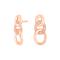 Rosegold-plated silver earring KITNOR 