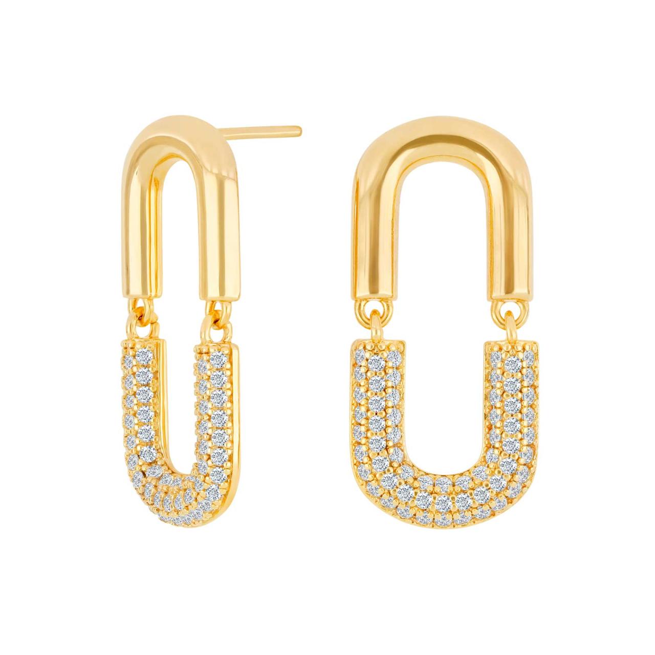 Gold-plated silver earring KORANOR 