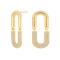 Gold-plated silver earring KORANOR 