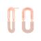 Rosegold-plated silver earring KORANOR 