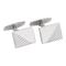 Rhod. silver cuff links 