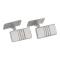 Rhod. silver cuff links 