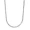 Rhod. silver necklace SQUARE52 