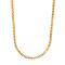 Goldpl. silver necklace SQUARE52 
