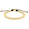 SON bracelet steel IP gold 