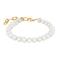 SON bracelet steel IP gold + FWP 23cm 