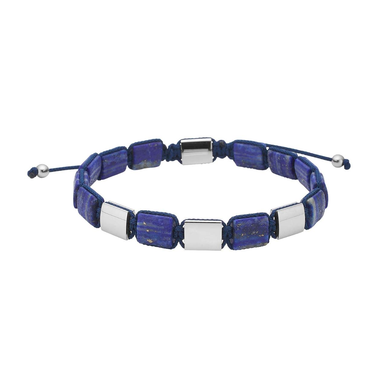 SON bracelet lapis w.steel
