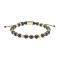 SON bracelet black agate IP gold