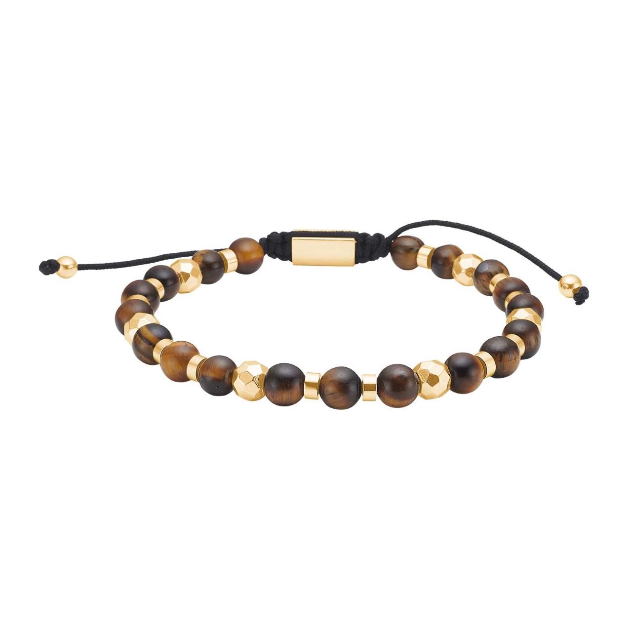 SON bracelet yellow tiger eye IP gold