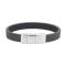 SON bracelet black calf leather 23cm