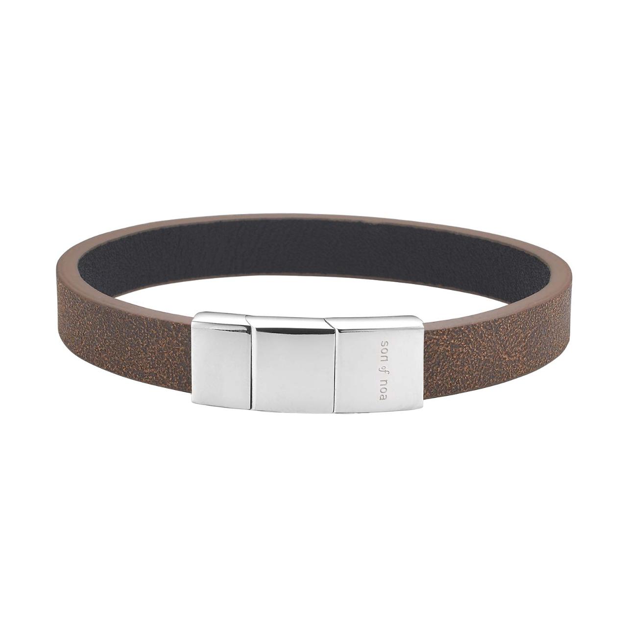 SON bracelet brown calf leather