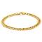 SON bracelet STEEL shiny 19cm IPGold 19