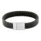 SON bracelet grey calf leather 21cm 12mm