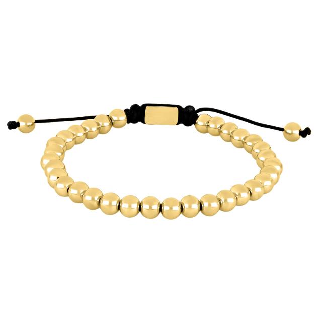 SON bracelet steel IP gold 