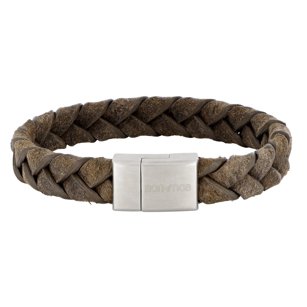 SON bracelet grey calf leather 23cm 23
