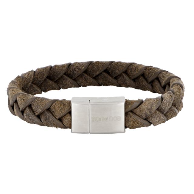 SON bracelet grey calf leather 23cm 23