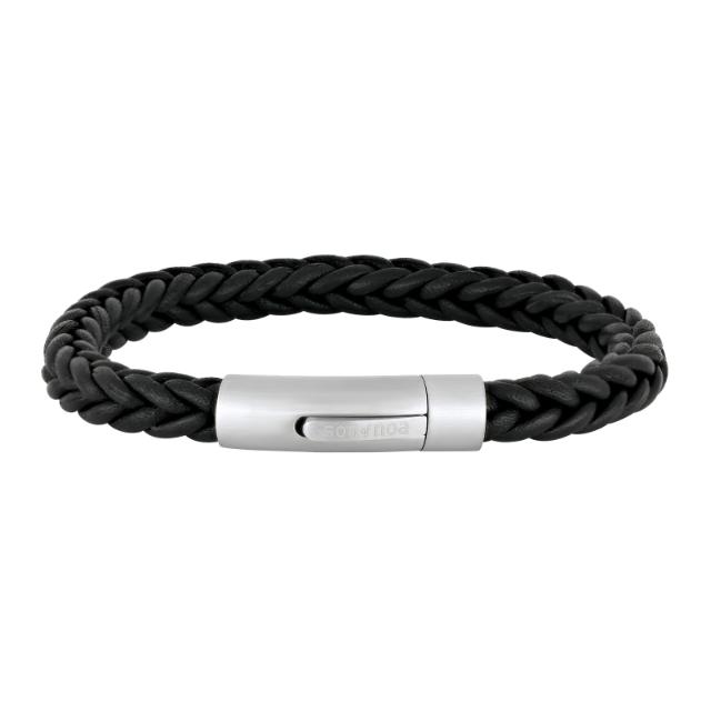 SON bracelet black calf leather 23cm 23