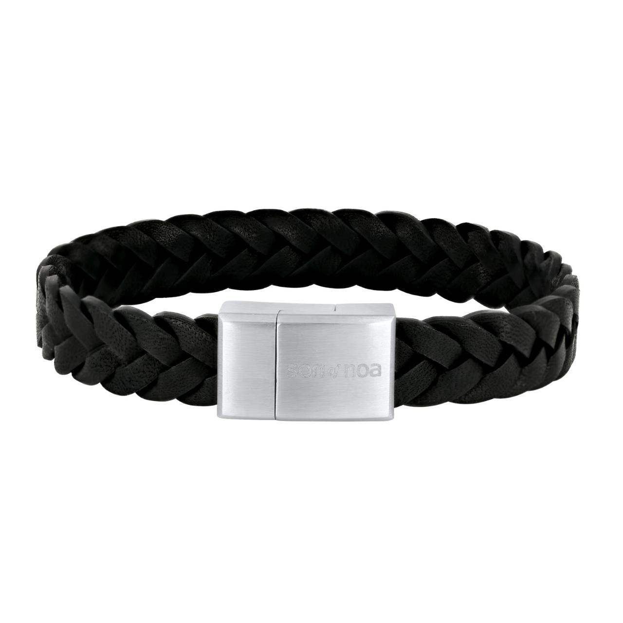 SON bracelet black calf leather 23cm 23