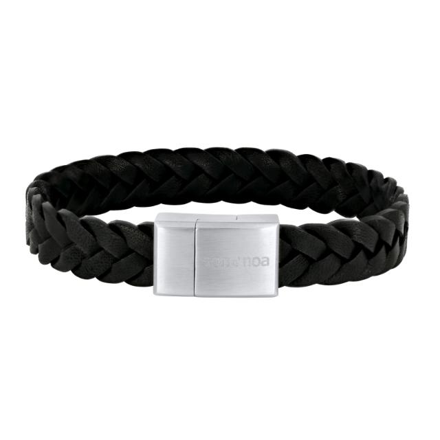 SON bracelet black calf leather 23cm 23