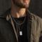 SON necklace STEEL panzer shiny 60cm 
