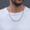 SON necklace STEEL panzer shiny 60cm 