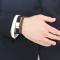 SON bracelet black calf leather 23cm 12mm 23