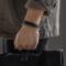 SON bracelet black calf leather 23cm 23