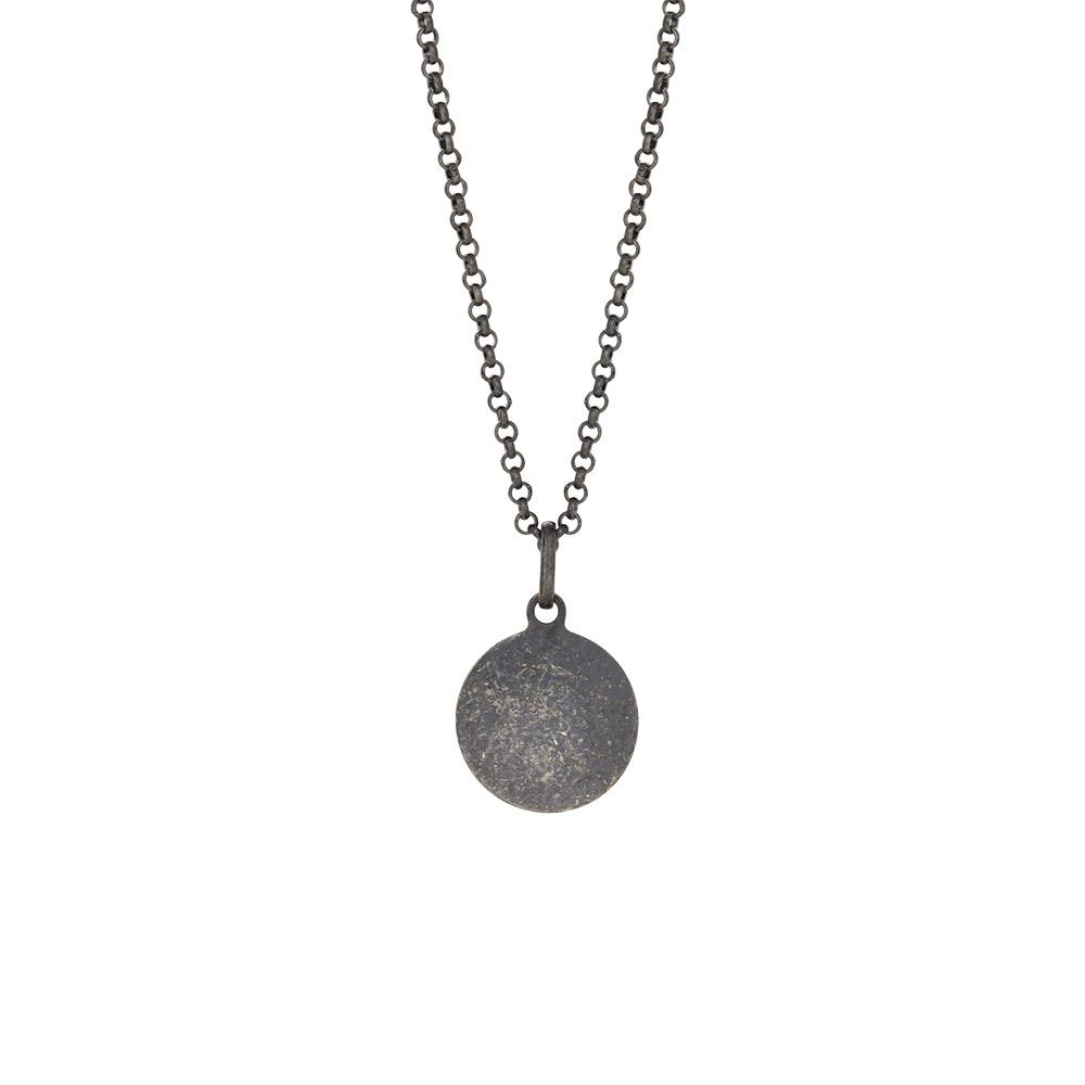 SON rhd. silver necklace cracked 