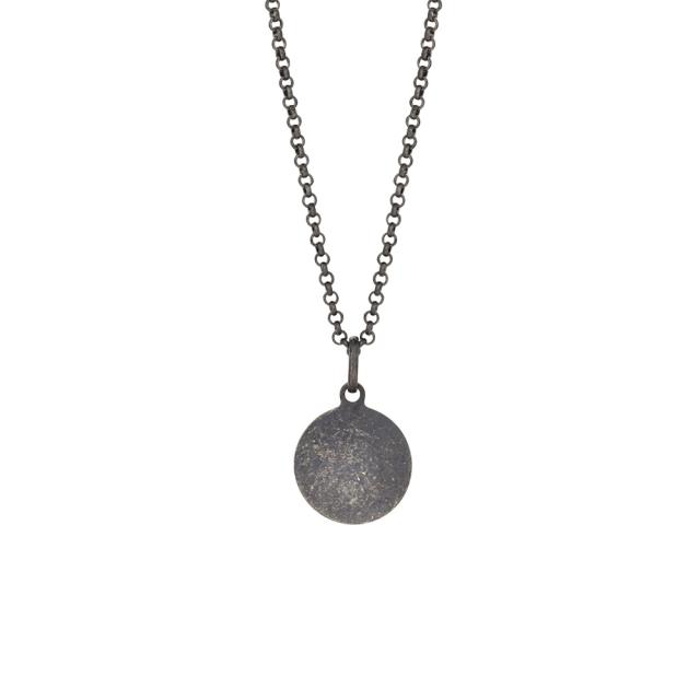 SON rhd. silver necklace cracked 