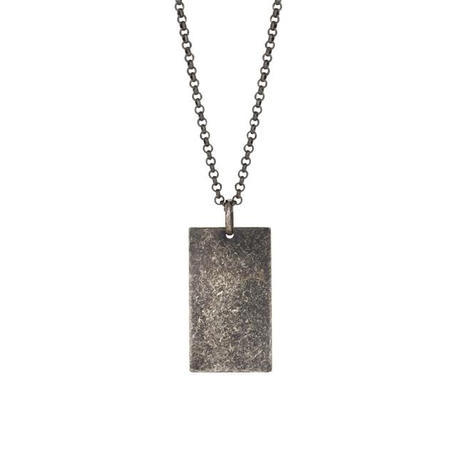 SON rhd. silver necklace cracked 