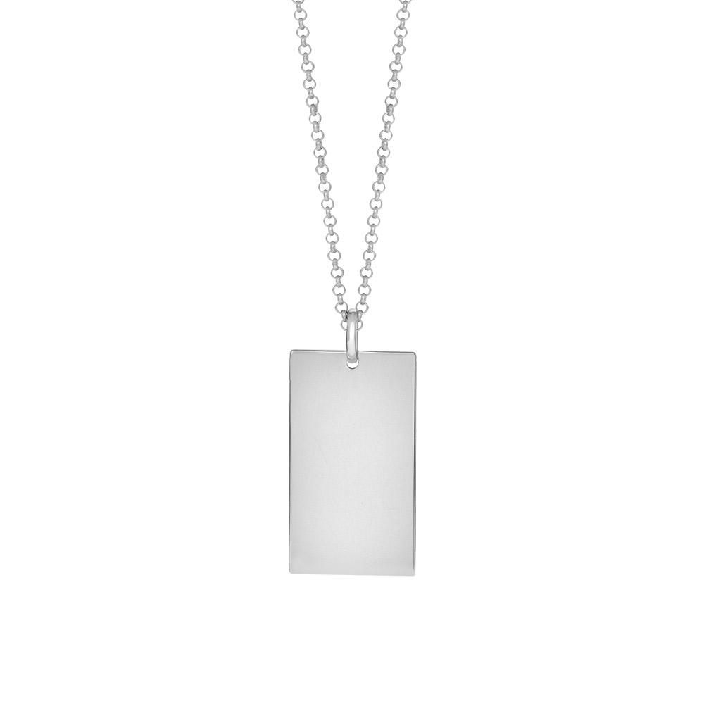 SON rhd. silver necklace 