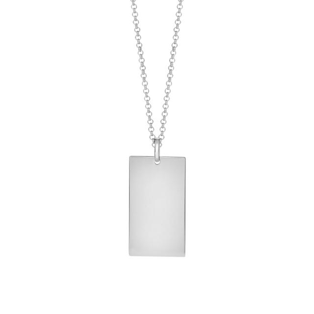 SON rhd. silver necklace 