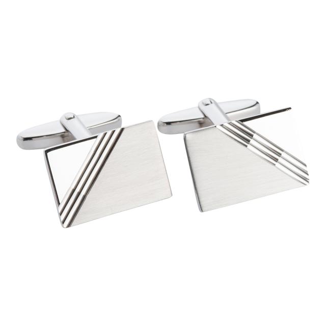 Silver cuff links 