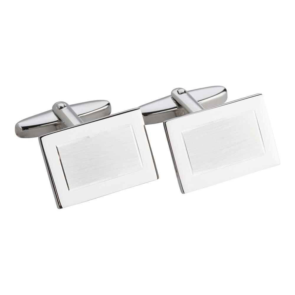 Silver cuff links 