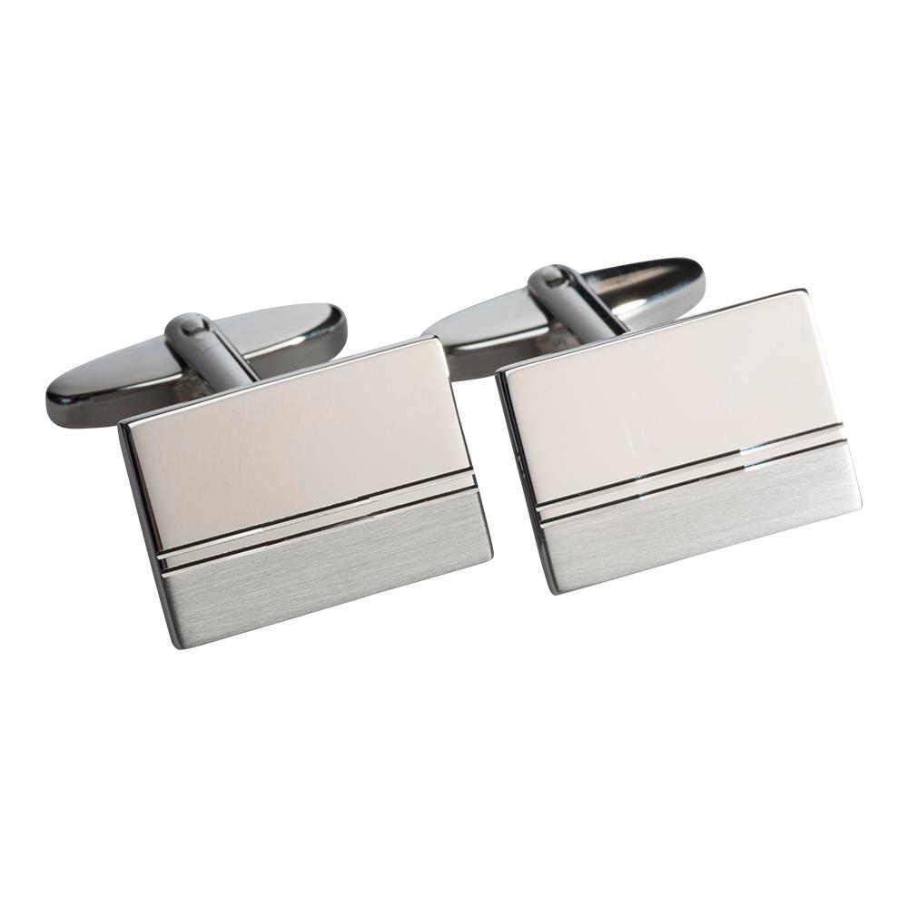 Silver cuff links 