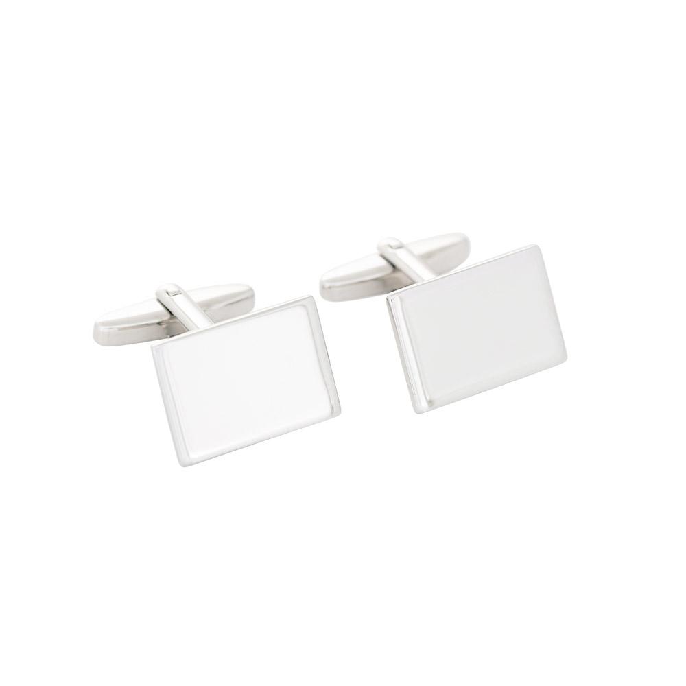 Cufflinks - rhd silver polished 