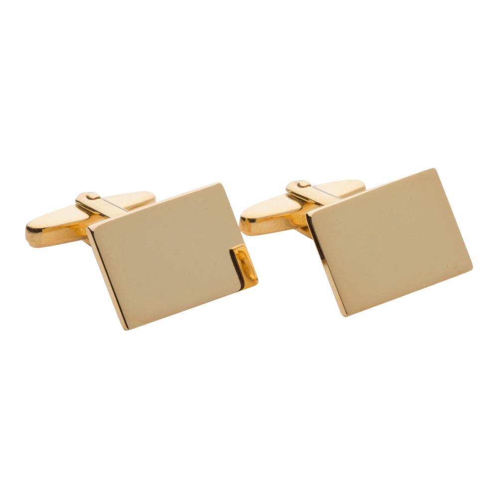 Cuff links 925 gold-plated 