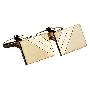 Cuff links 925 gold-plated 