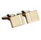 Cuff links silver gold-plated 