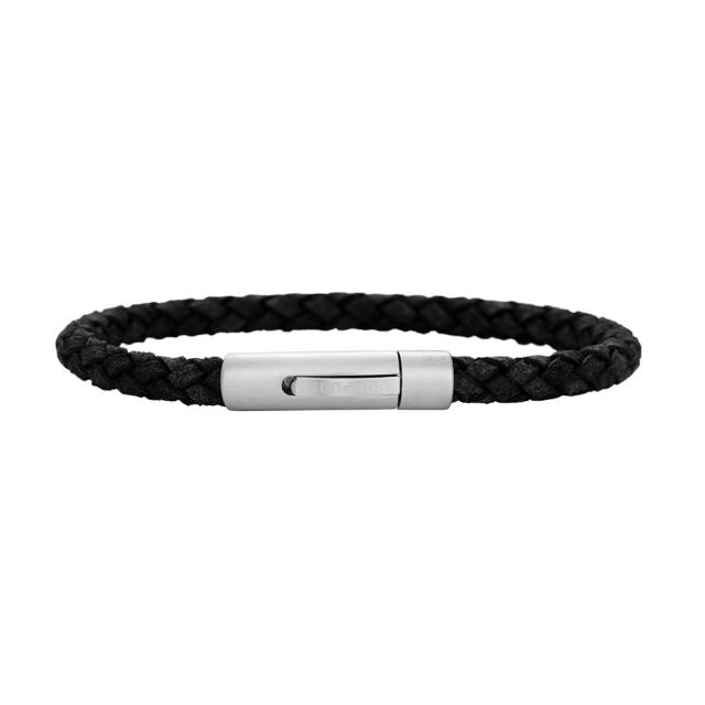 SON bracelet black calf leather 19cm 19