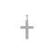 Siersbøl silver rhodium-plated pendant cross 26mm 