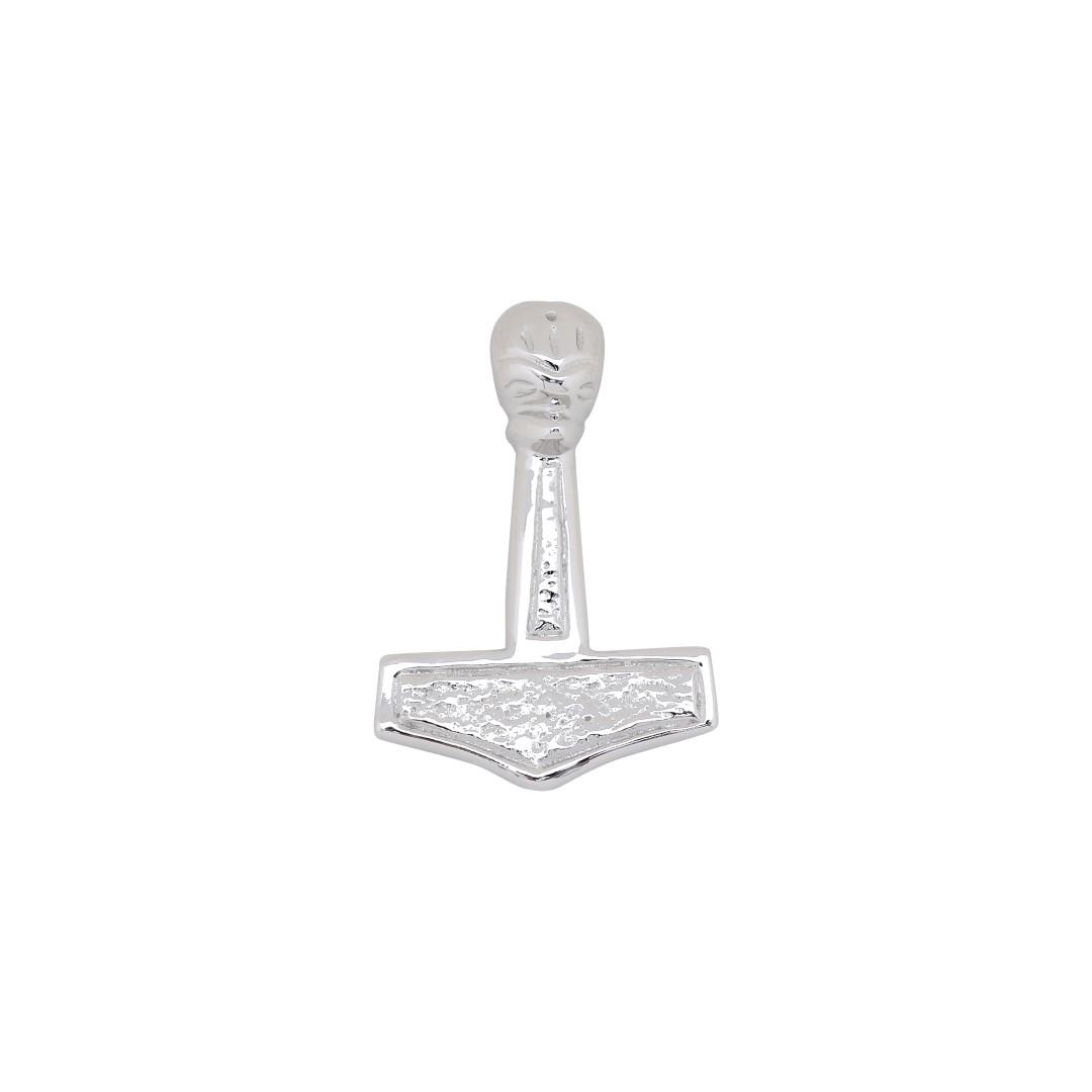 Siersbøl silver rhod. pendant/charm Thors Hammer 