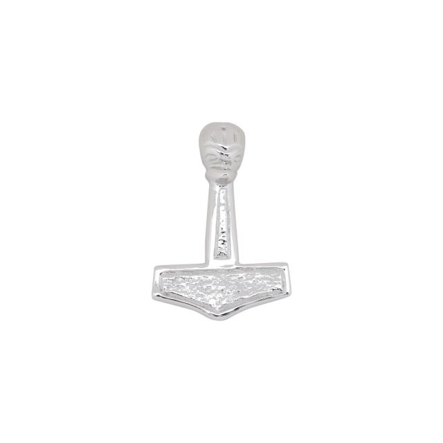 Siersbøl silver rhod. pendant/charm Thors Hammer 