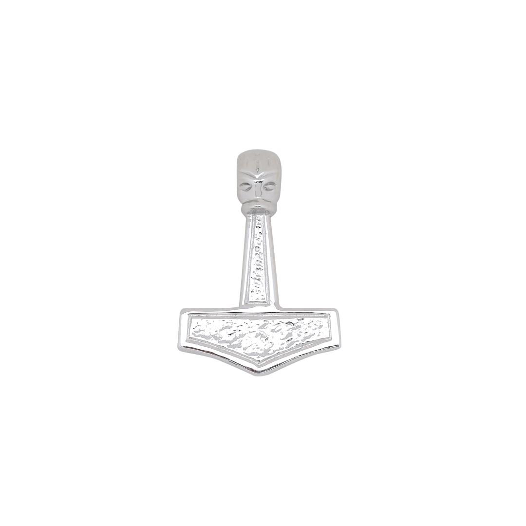 Siersbøl silver rhod. pendant/charm Thors Hammer 