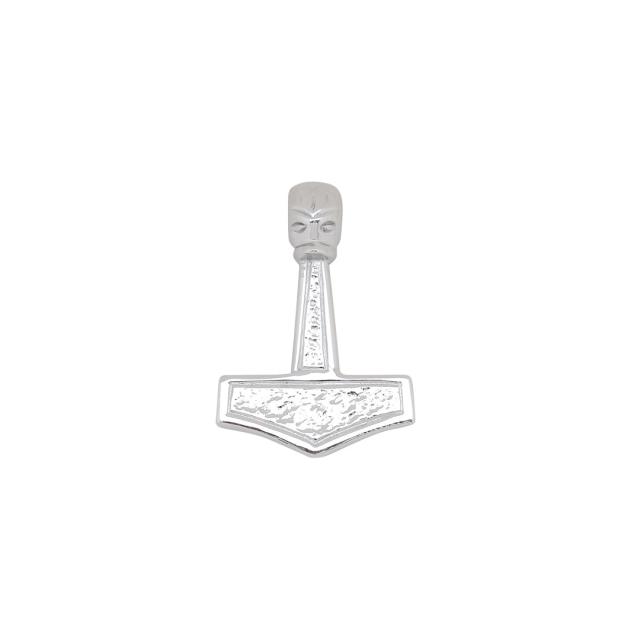 Siersbøl silver rhod. pendant/charm Thors Hammer 