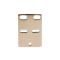 14ct. gold ID plate 18x26mm 